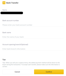 binance p2p withdraw step 12